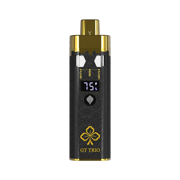ปากกา Vape แบบใช้แล้วทิ้งแบบชาร์จไฟได้ 2 รสชาติสำหรับน้ำมัน CBD/THC/เรซินสด