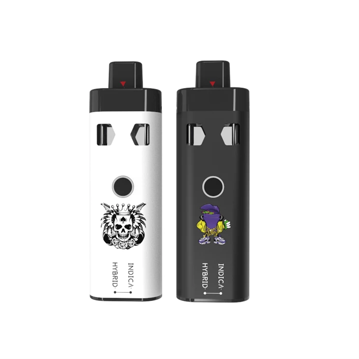 USA Dual Chamber CBD/THC น้ำมันกัญชาอุปกรณ์ Vape แบบใช้แล้วทิ้งแบบชาร์จไฟได้